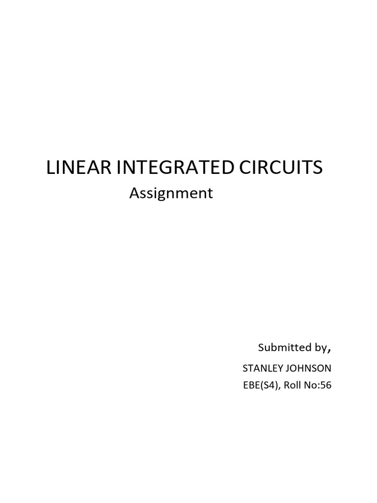 Basics Of Linear Integrated Circuits Book