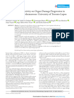 Journal or Rheumatology 2021 - Effect of Disease Activity On Organ Damage Progression in SLE, University of Toronto Lupus Clinic Cohort