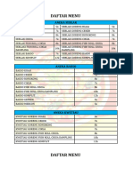 Daftar Menu