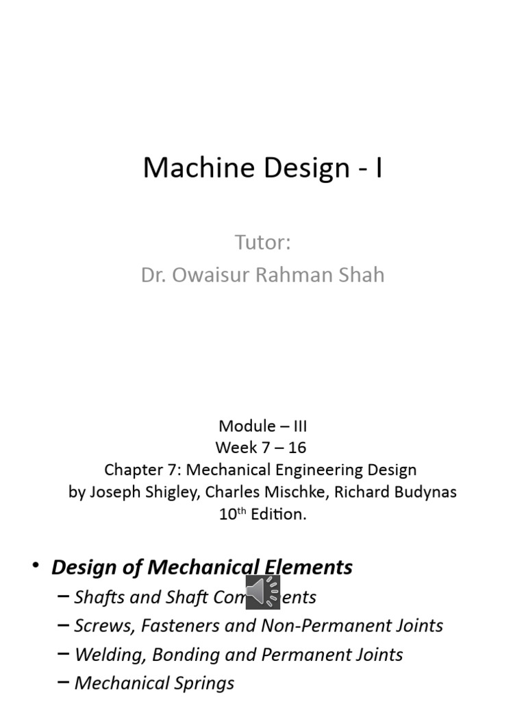 Module 3A | PDF | Axle | Engineering Tolerance