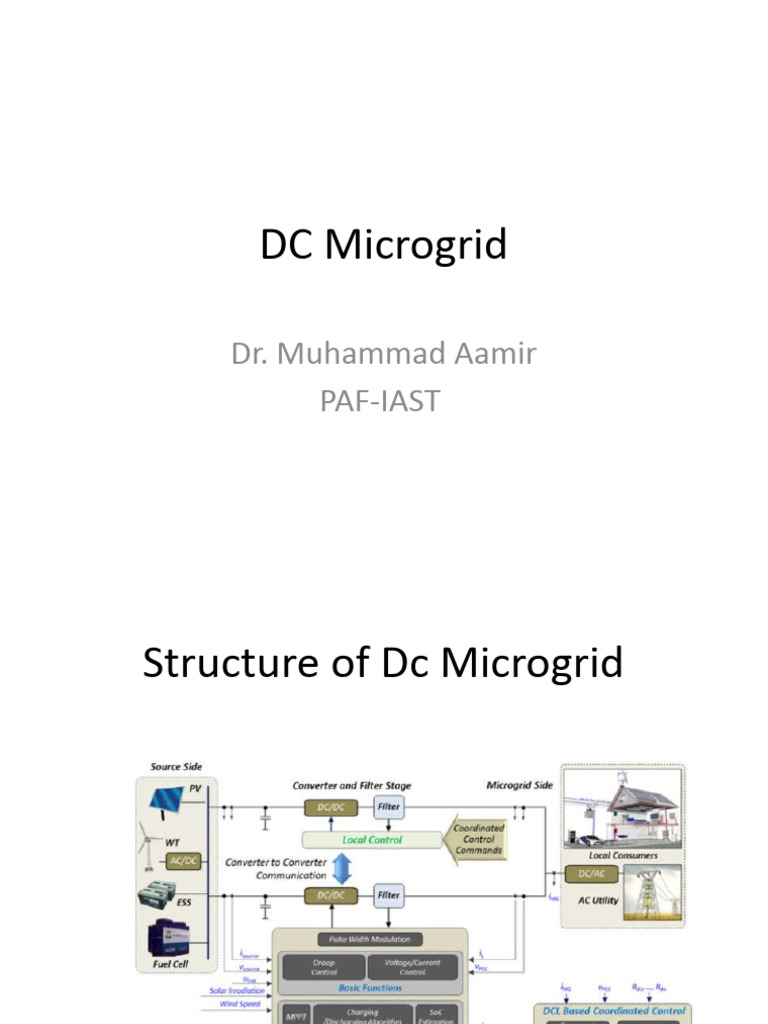 Lecture - 6 - DC Microgrid | PDF | Electrical Engineering | Computer ...