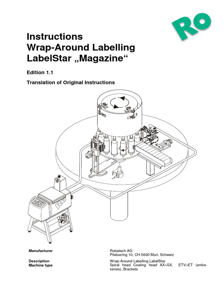 Instructions LabelStar M English - 1.1 - 2011 - 2013-11-28 | PDF