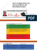 Esh 2023 Guidelines On Management of Hypertension