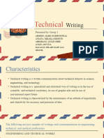 Section 1 Technical Writing GRP 1