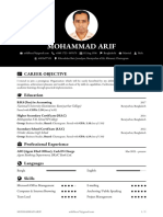 Mohammad Arif Flowcv Resume 20240121