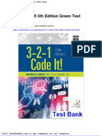 Dwnload Full 3 2 1 Code It 5th Edition Green Test Bank PDF