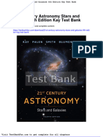 Dwnload Full 21st Century Astronomy Stars and Galaxies 4th Edition Kay Test Bank PDF