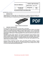 E 45 GP 005 - Installation of Belts on conveyors