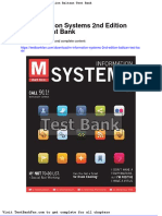 Dwnload Full M Information Systems 2nd Edition Baltzan Test Bank PDF