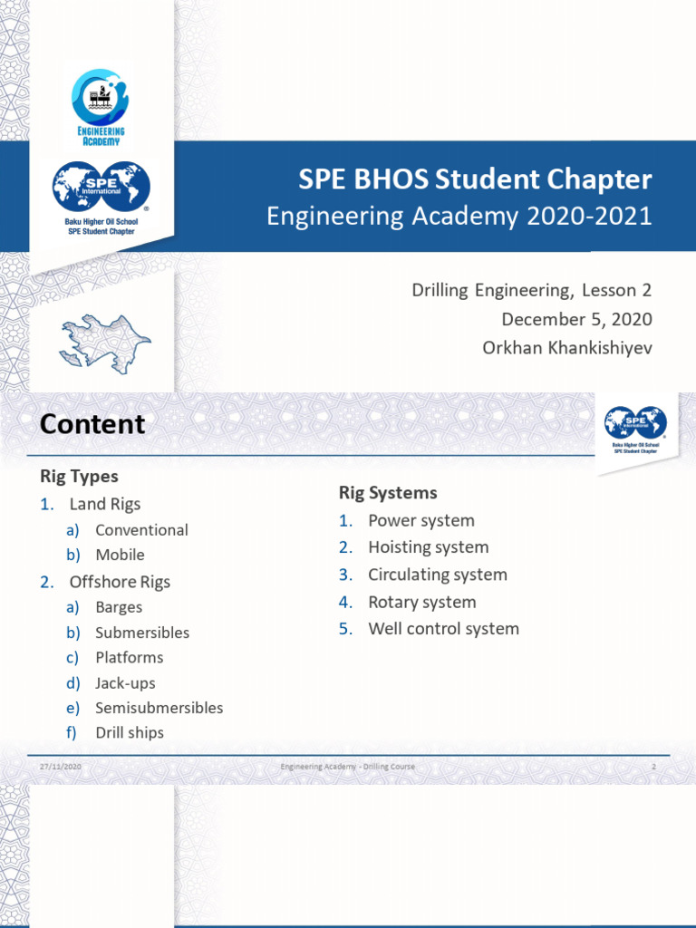Overview of Drilling Rig Types and Systems | PDF