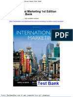 Dwnload Full International Marketing 1st Edition Baack Test Bank PDF