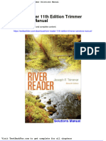 Dwnload Full River Reader 11th Edition Trimmer Solutions Manual PDF