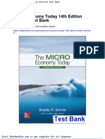 Dwnload Full Micro Economy Today 14th Edition Schiller Test Bank PDF