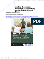 Dwnload Full School Counseling Classroom Guidance Prevention Accountability and Outcomes 1st Edition Ziomek Daigle Test Bank PDF