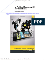 Dwnload Full International Political Economy 5th Edition Oatley Test Bank PDF