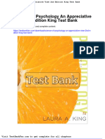 Dwnload Full Science of Psychology An Appreciative View 2nd Edition King Test Bank PDF