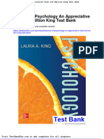 Dwnload Full Science of Psychology An Appreciative View 3rd Edition King Test Bank PDF