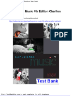 Dwnload Full Experience Music 4th Edition Charlton Test Bank PDF