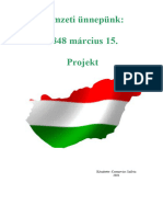 Nemzeti Ünnepünk Március 15 Projekt 2021