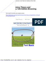 Dwnload Full Microeconomics Theory and Applications 12th Edition Browning Test Bank PDF