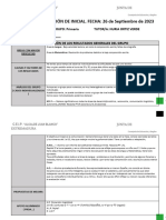 Actas Evaluación Incial General