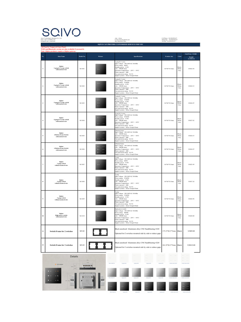M1 Smart Switch SQIVO-2023 | PDF | Electrical Engineering ...