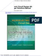 Dwnload Full Microelectronic Circuit Design 4th Edition Jaeger Solutions Manual PDF