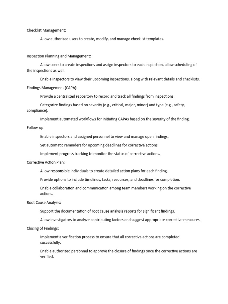 Checklist Management PDF
