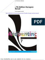 Dwnload Full Accounting 7th Edition Horngren Solutions Manual PDF