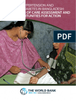 Hypertension and Type 2 Diabetes in Bangladesh Continuum of Care Assessment and Opportunities For Action