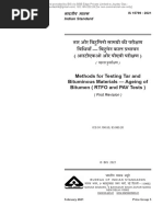 2021 Methods For Testing Tar and Bituminous Materials - Ageing of Bitumen (RTFO and PAV Tests)