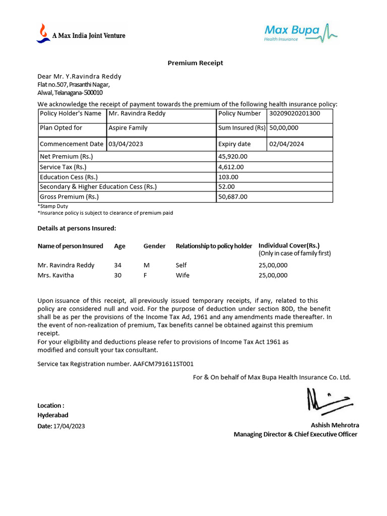 Ravi Insurance | PDF