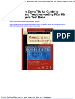 Dwnload Full Mike Meyers Comptia A Guide To Managing and Troubleshooting Pcs 4th Edition Meyers Test Bank PDF