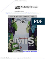 Dwnload Full Experiencing Mis 7th Edition Kroenke Solutions Manual PDF