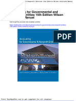 Dwnload Full Accounting For Governmental and Nonprofit Entities 15th Edition Wilson Solutions Manual PDF