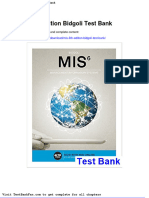 Dwnload Full Mis 6th Edition Bidgoli Test Bank PDF