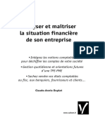 La Situation Financière - de Son Entreprise