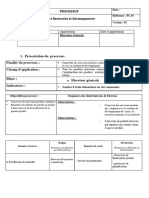 Fiche Processus Conception Et Développement