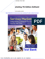 Dwnload Full Services Marketing 7th Edition Zeithaml Test Bank PDF
