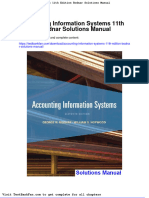 Dwnload Full Accounting Information Systems 11th Edition Bodnar Solutions Manual PDF