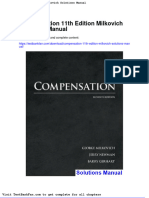 Dwnload Full Compensation 11th Edition Milkovich Solutions Manual PDF
