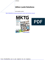 Dwnload Full MKTG 6th Edition Lamb Solutions Manual PDF