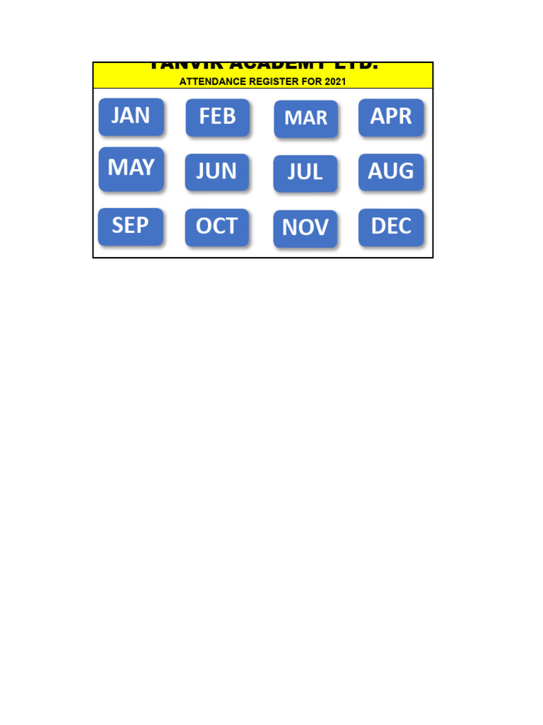 Attendance Sheet | PDF
