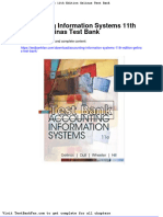 Dwnload Full Accounting Information Systems 11th Edition Gelinas Test Bank PDF