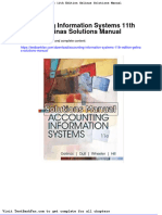 Dwnload Full Accounting Information Systems 11th Edition Gelinas Solutions Manual PDF