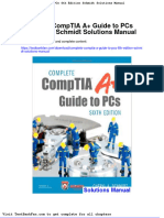 Dwnload Full Complete Comptia A Guide To Pcs 6th Edition Schmidt Solutions Manual PDF
