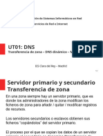 ASIR SRI UT01-DNS 05-Transferencia de Zona-DNS Dinámico-mDNS