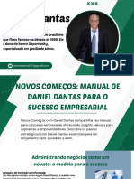 Novos Começos Manual de Daniel Dantas para o Sucesso Empresarial