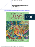 Dwnload Full Exploring Lifespan Development 3rd Edition Berk Test Bank PDF