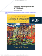 Dwnload Full Exploring Lifespan Development 4th Edition Berk Test Bank PDF